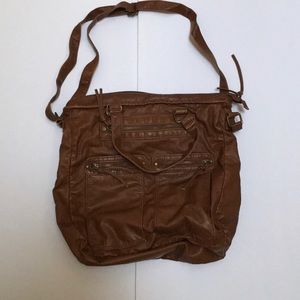 Brown tote bag